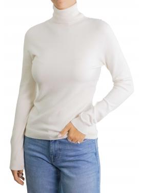 Maglioncino collo alto tinta unita